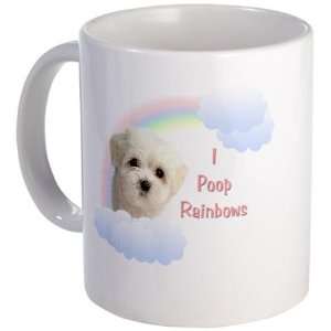 Poop Rainbows Puppy Funny Mug by CafePress:  Kitchen 