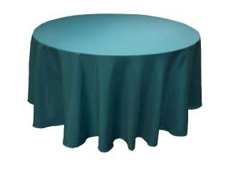 120 Round POLYESTER tablecloth   16 COLORS  