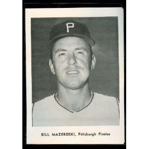 1961 Bill Mazeroski Pittsburgh Pirates Jay Publishing 