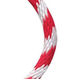   by 140 Feet Poly Solid Braid Rope, Red/White: Home Improvement