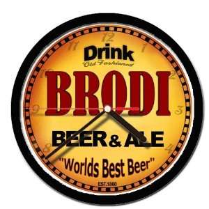  BRODI beer and ale cerveza wall clock 