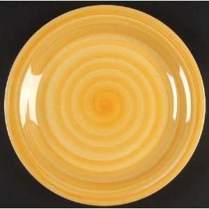 Tabletops Unlimited Spirale Yellow Dinner Plate, Fine China Dinnerware