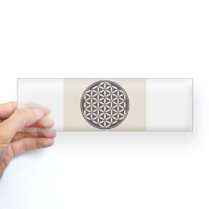    Bumper Sticker Clear Flower of Life Peace Symbol: Everything Else