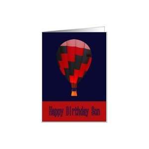  Birthday, Son, hot air balloon Card Toys & Games
