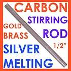 CARBON GRAPHITE STIRRING ROD MIXING METAL MELTING GOLD 