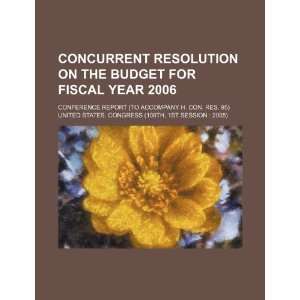  Concurrent resolution on the budget for fiscal year 2006 