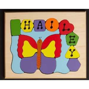  Personalized Butterfly Puzzle Primary Toys & Games