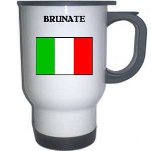  Italy (Italia)   BRUNATE White Stainless Steel Mug 