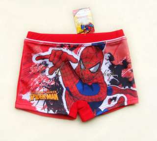   NWT Marvel Spider Man Swimsuit Swimwear Trunks Swim Shorts 2 6 Years