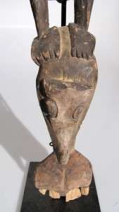 GREAT OLD SEPIK FIGURE WITH HORNBILL PAPUA NEW GUINEA  