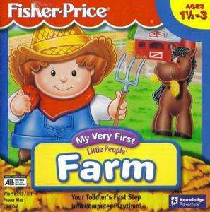 Fisher Price My Very First Little People Farm PC MAC CD feed animals 