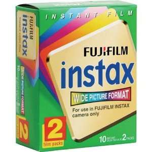 Fuji Wide Instant Color Film Instax for 200/210 Cameras   1 Twin Pack 