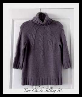 Womens Purple Gap Turtleneck Sweater Size Small  