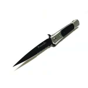  Pocket Knife Milano Italian Style Stiletto Black  XT466BSP 