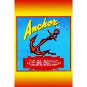 Anchor Brand Fireworks 12 x 18 Poster 
