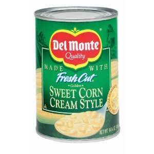Del Monte Sweet Corn Cream Style 14 oz:  Grocery & Gourmet 