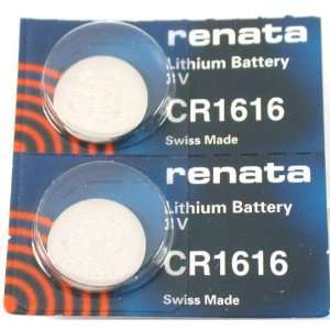 CR1616 Renata Watch Batteries 2Pcs: Home & Kitchen