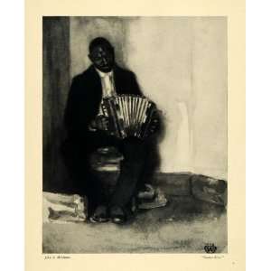  1911 Print Swanee River African American Musician 