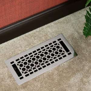  Honeycomb Floor Register With Louvers   4 x 14 (5 x 15 