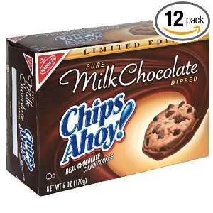 Chips Ahoy! Pure Chocolate Dipped Chunky Cookies, 6 Ounce Units (Pack 