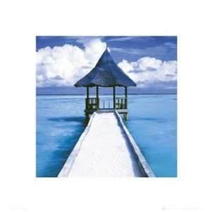  Maldives   Hut   Poster (16x16)