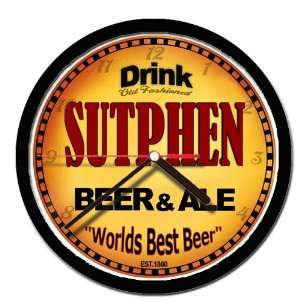  SUTPHEN beer and ale cerveza wall clock: Everything Else