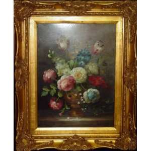  Beautiful Flowers Original Contemporary Oil Painting: Home 