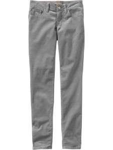NWT Gray OLD NAVY Rockstar Super Skinny Cord Jeans 18  