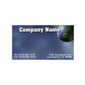  Business card with background designs.