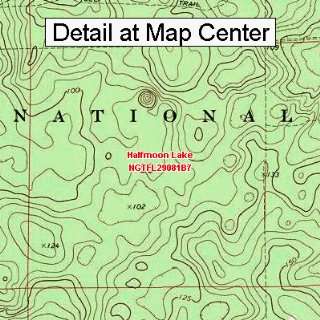   Map   Halfmoon Lake, Florida (Folded/Waterproof): Sports & Outdoors