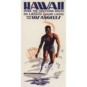  HAWAII HAWAIIAN ISLANDS SURF SURFING BEACH FROM LOS 