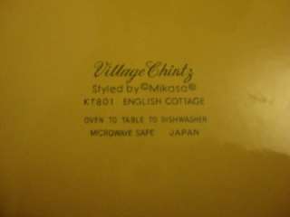 Mikasa Village Chintz English Cottage Chop Plate  