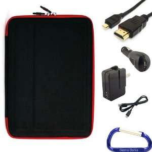  Charging Bundle with Carabiner Key Chain for the Vizio 8 inch Tablet