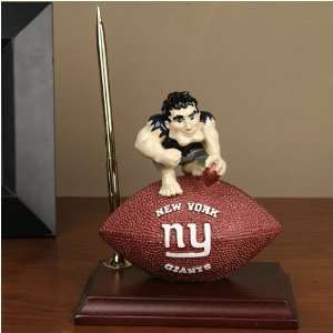 New York Giants Team Spirit Mascot Football Clock and Pen 