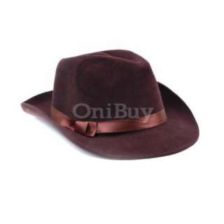 Brown Cowboy Cowgirl Hat Halloween Party Costume Dress [SKU: 12 