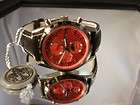 MENS RED/BLACK CHROME DRESS/CASUAL Watch