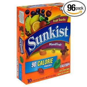 Sunkist Fruit Snacks, 0.9 Ounce (Pack of 96)  Grocery 