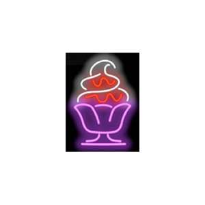  SUNDAE Soft Serve Neon Sign Patio, Lawn & Garden