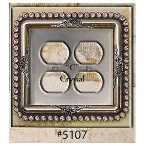  Cache Four Outlet Cover w/Swarovski Crystals: Cell Phones 