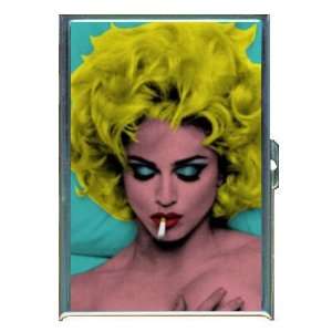   Blonde Pop Art Smoking ID Holder Cigarette Case or Wallet: Made in USA