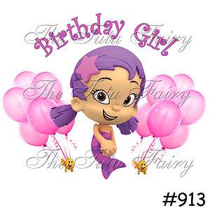 Oona Bubble Guppies Birthday Shirt tee t baby girl child toddler 1st 