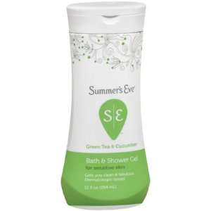 SUMMERS EVE Bath & Shower Gel for Sensitive Skin Green Tea & Cucumber 