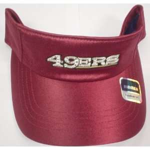   : Nfl San Francisco 49ers Velcro Strap Visor Women: Sports & Outdoors