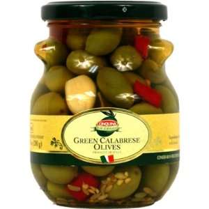 Cinquina Green Calabrese Olives  Grocery & Gourmet Food