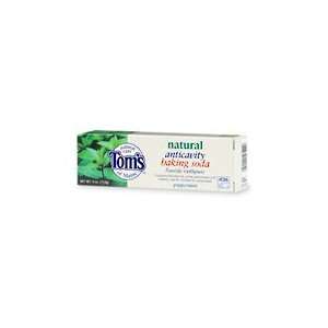 Toothpaste Baking Soda & Fluoride Peppermint   4 fl oz., (Toms Of 