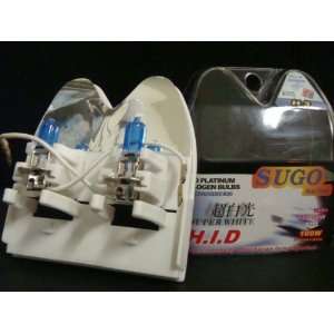  Sugo Racing H3 Light Bulbs Super White 1 Pair Sports 