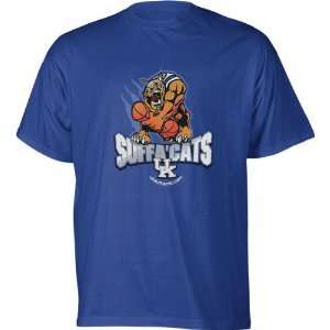  Kentucky Wildcats Suffa Cats Blue T Shirt Sports 