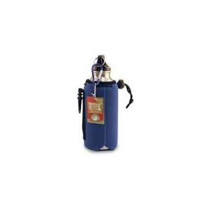  Stainless Steel Blue Water Bottle with Cover: Home 