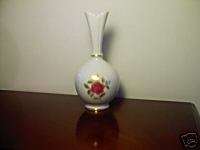 Lenox China Rhodora Pattern High Bulbous Vase 8  