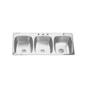  Kindred Aristaline Kitchen Sink   3 Bowl   LBT8610P 1 